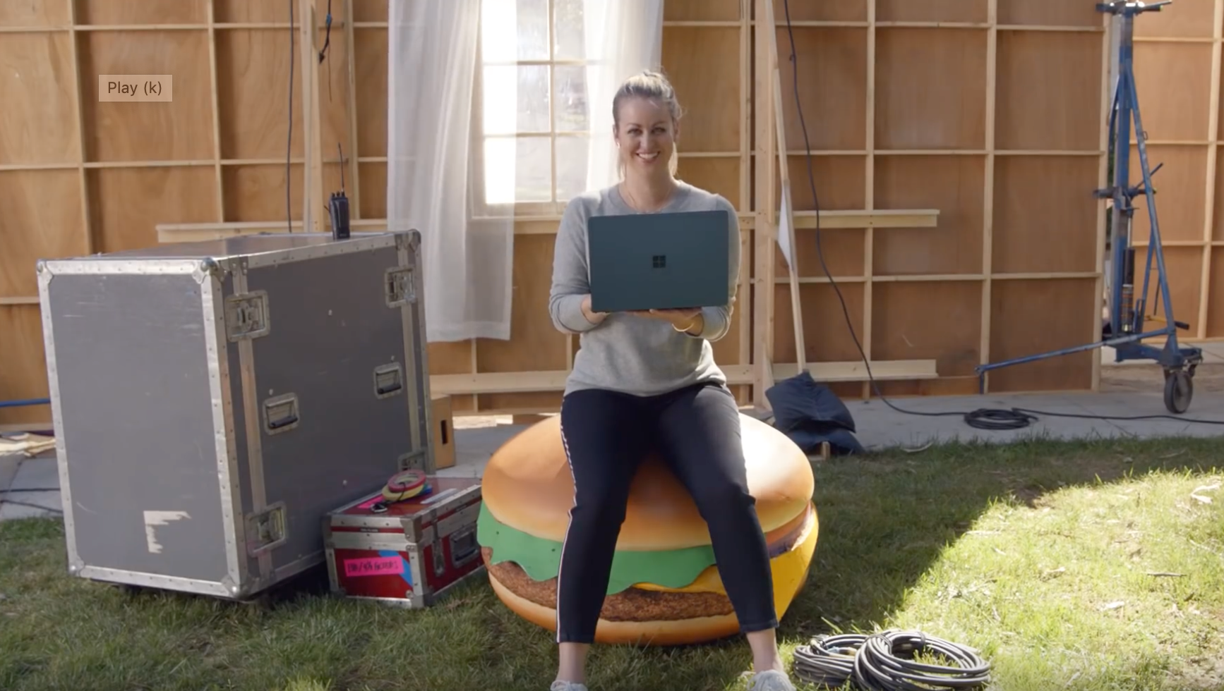 On-screen talent